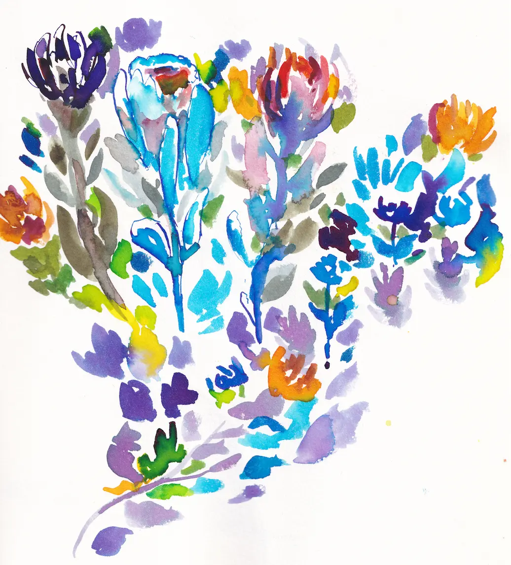 Watercolour painting